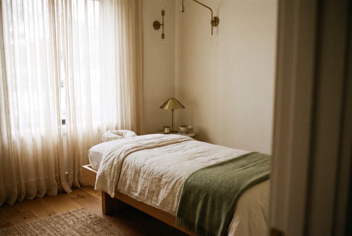 Cameră privată de terapie la Chez Vitalie